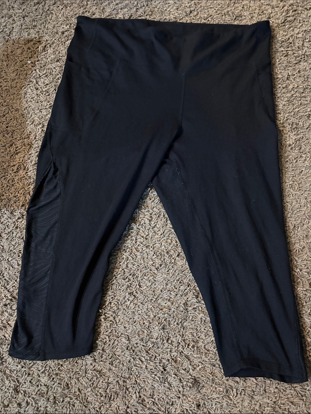 Marika Black Capri Jumpsuit Romper